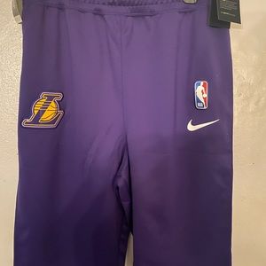 Large Nike Mens Lakers Basketball Shorts